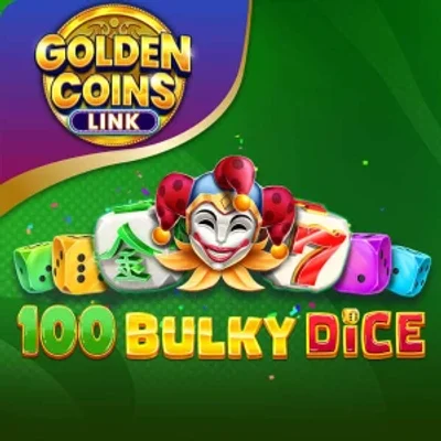 100 Bulky Dice Golden Coins Link