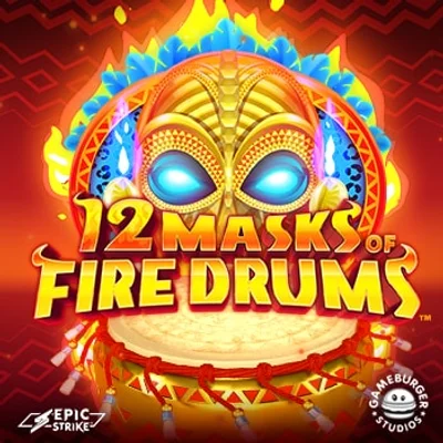 12 Masks of Fire Drums