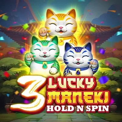 3 Lucky Maneki Hold and Spin