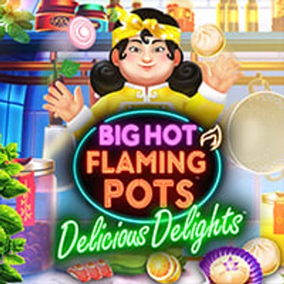 Big Hot Flaming Pots Delicious Delights