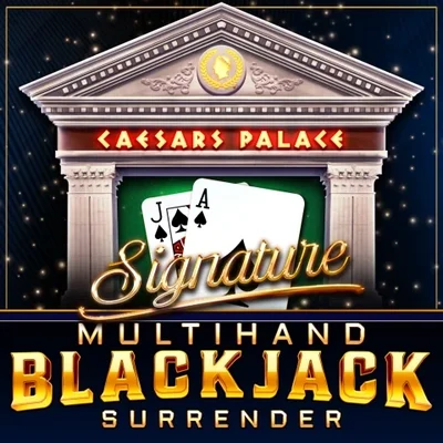 Caesars Palace Signature Multihand Blackjack Surrender