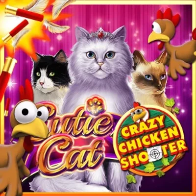 Cutie Cat Crazy Chicken Shooter