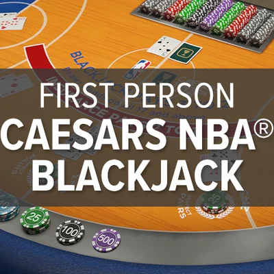 First Person Caesars NBA® Blackjack