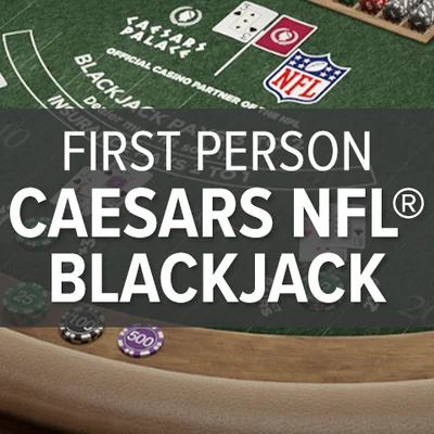 First Person Caesars NFL® Blackjack