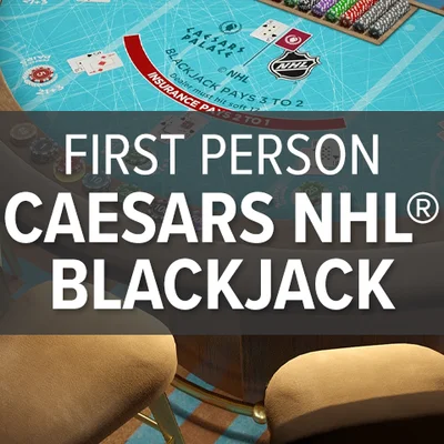 First Person Caesars NHL® Blackjack