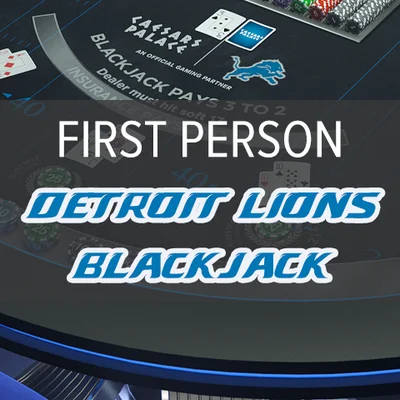 First Person Detroit Lions Blackjack