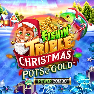 Fishin Triple Christmas Pots of Gold Power Combo