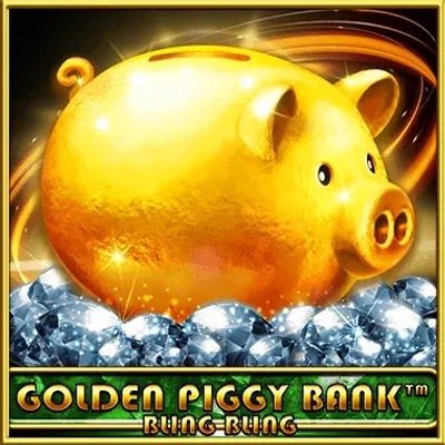 Golden Piggy Bank - Bling Bling