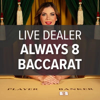 Live Dealer Always 8 Baccarat