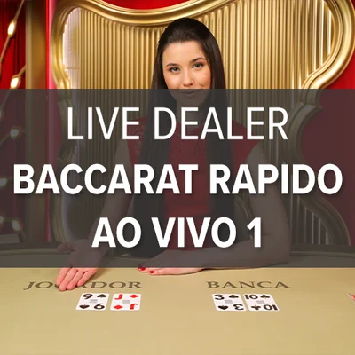 Live Dealer Baccarat Rápido ao Vivo 1