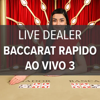 Live Dealer Baccarat Rápido ao Vivo 3