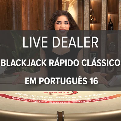 Live Dealer Blackjack RÔpido ClÔssico em Português 16