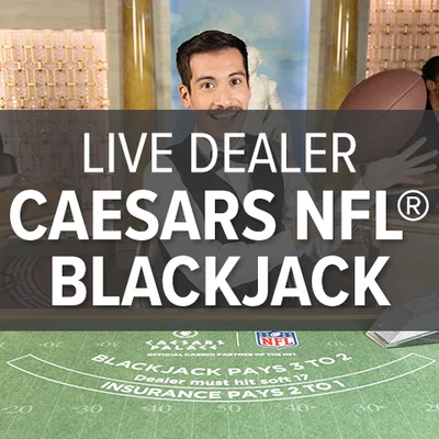 Live Dealer Caesars NFL® Blackjack