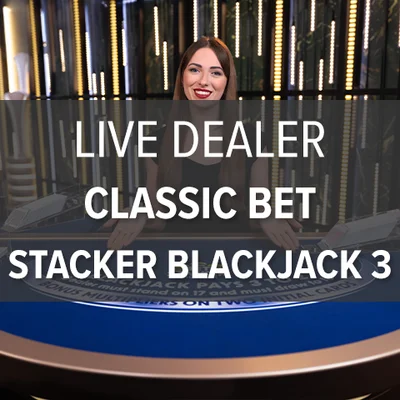 Live Dealer Classic Bet Stacker Blackjack 3