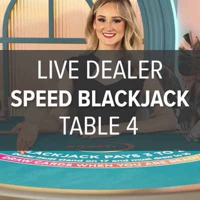 Live Dealer Classic Speed Blackjack Table 4