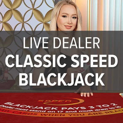 Live Dealer Classic Speed Blackjack Table 9