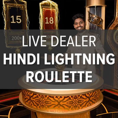 Live Dealer Hindi Lightning Roulette
