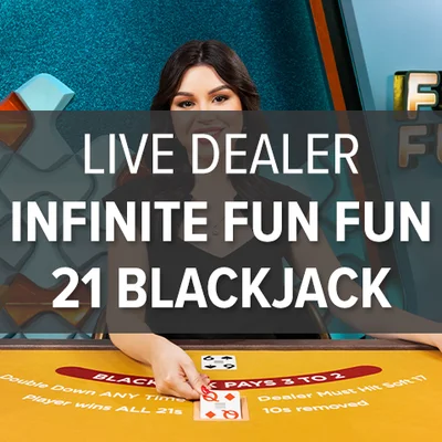 Live Dealer Infinite Fun Fun 21 Blackjack