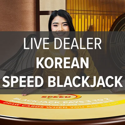Live Dealer Korean Speed Blackjack