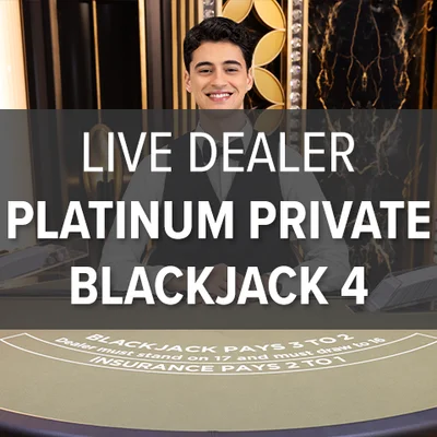 Live Dealer Platinum Private Blackjack 4