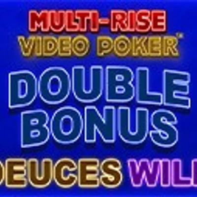 Multi Rise Video Poker-Double Bonus Deuces