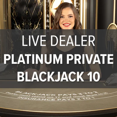 Platinum Private Blackjack 10