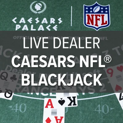 TEMP Caesars Live NFL® Blackjack Table 2